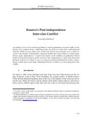 Kosovo's Post-independence Inter-clan Conflict - HUMSEC