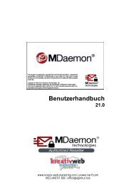 MDaemon 21 Handbuch deutsch