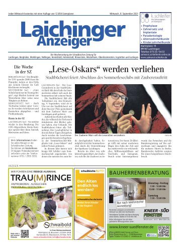 Laichinger Anzeiger 08.09.2021
