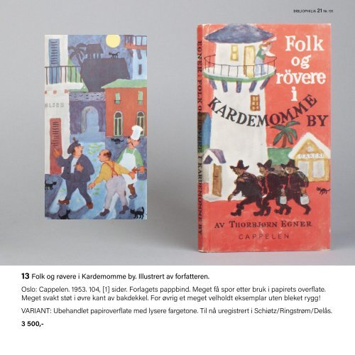 Antikvariat Bryggen - Katalog 131 - Bibliophilia