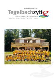 Tegelbachzytig 2018 September