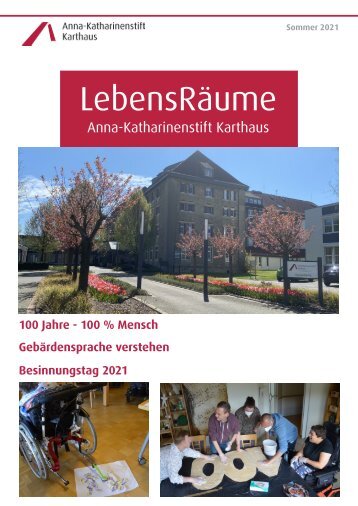 Hauszeitung Sommer 2021