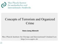 Concepts of Terrorism and Organized Crime - ETC Graz