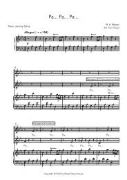 Everybody Sing! The Magic Flute vocal score and lyrics sheet