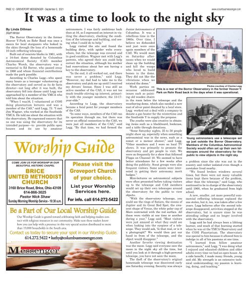 Groveport Messenger - September 5th, 2021