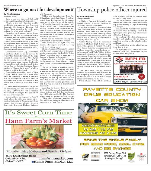 Groveport Messenger - September 5th, 2021