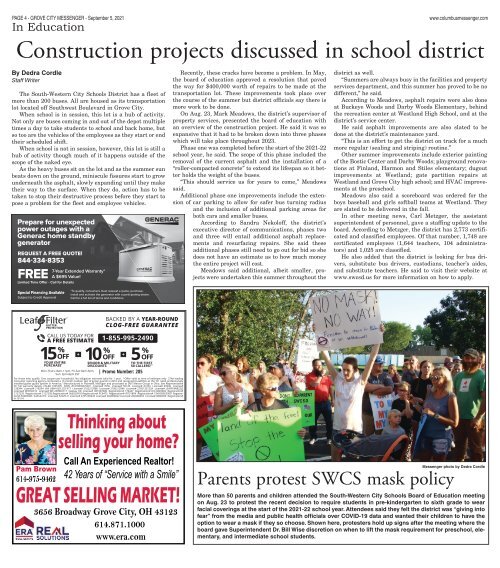 Grove City Messenger - September 5th, 2021