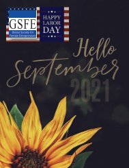 GSFE Newsletter-September 2021