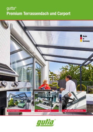 Premium Terrassendach und Carport