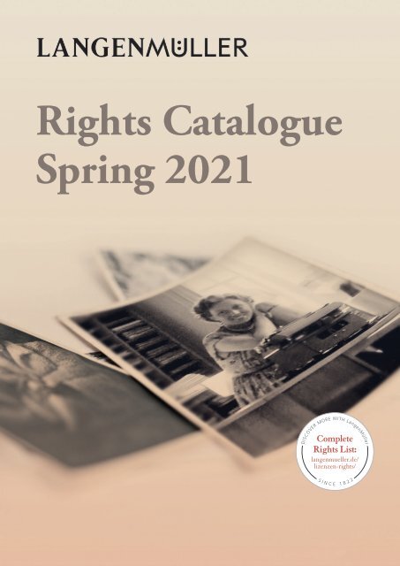 Langenmueller | Rights Catalogue | Spring 2021