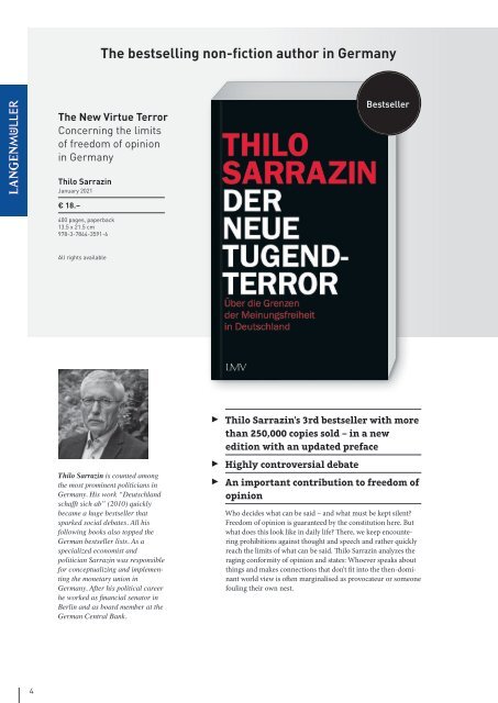 Langenmueller | Rights Catalogue | Spring 2021