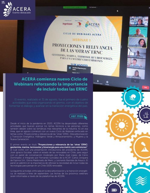 Newsletter ACERA - Agosto 2021