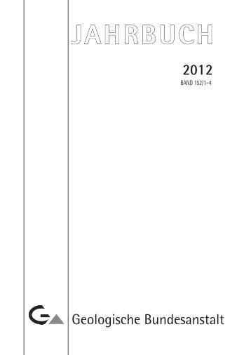 jahrbuch 2012 - Geologische Bundesanstalt