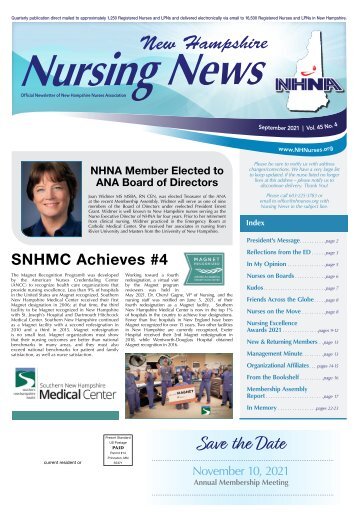 New Hampshire Nursing News - September 2021