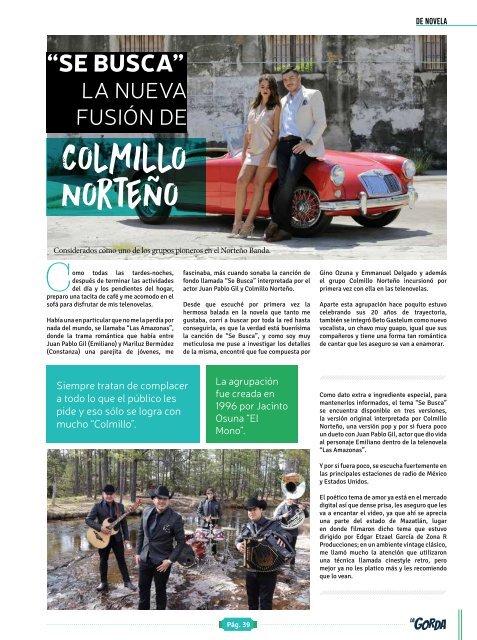 La Gorda Magazine Año 2 Edición Número 23 Octubre 2016 Portada: Rayito Colombiano