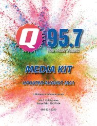 2021 Q95.7 Media Kit