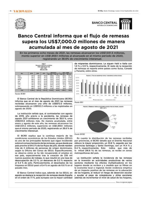 Edición impresa 13-09-2021