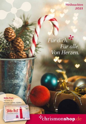 Weihnachtskatalog des chrismonshops 2021