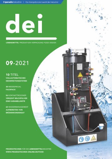 dei – Prozesstechnik für die Lebensmittelindustrie 09.2021