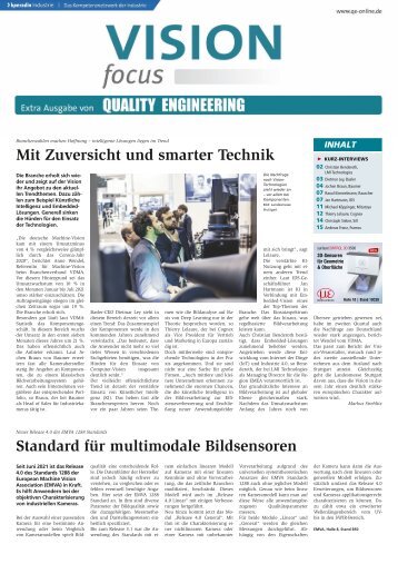 Quality Engineering Vision focus
