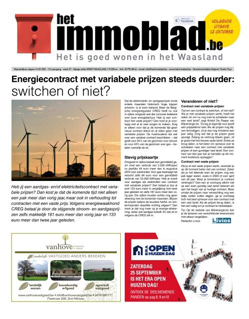 Het immoblad van september 2021