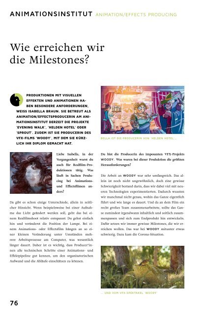 Filmakademie Baden-Württemberg Campus Magazin 21/22