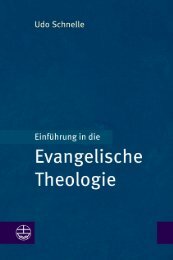 Udo Schnelle: Einführung in die Evangelische Theologie Leseprobe
