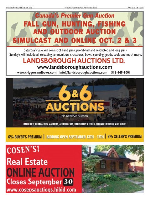 Woodbridge Advertiser/AuctionsOntario.ca - 2021-09-13