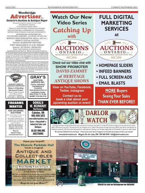 Woodbridge Advertiser/AuctionsOntario.ca - 2021-09-13