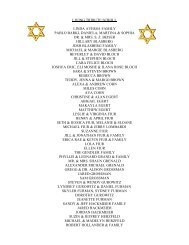 2021 LIVING TRIBUTE SCROLL