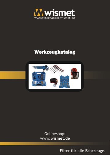 Wismet Werkzeugkatalog