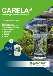 Broschüre Trinkwasserhygiene 