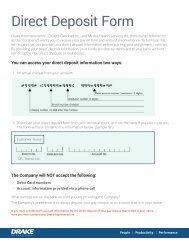 Drake - Direct Deposit Form (EN)