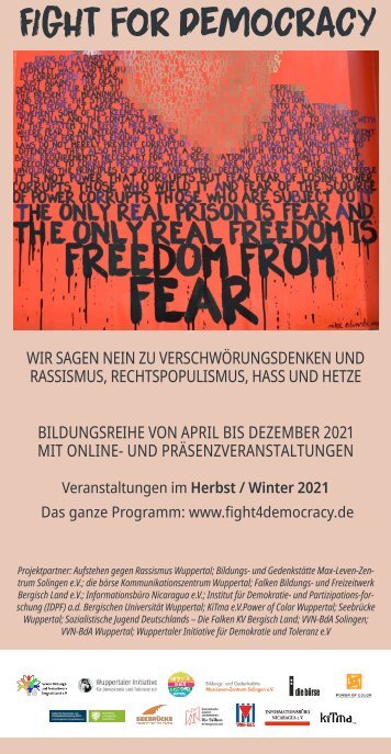 Fight for Democracy! Veranstaltungsprogramm 2021/2