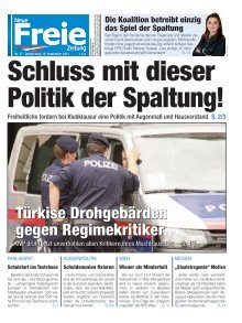 Schluss mit dieser Politik der Spaltung!