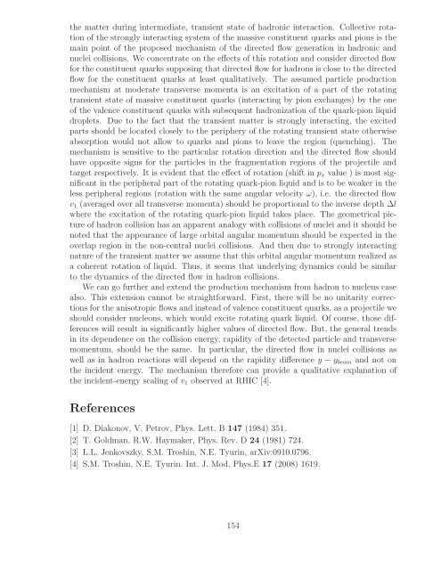 References - Bogoliubov Laboratory of Theoretical Physics - JINR