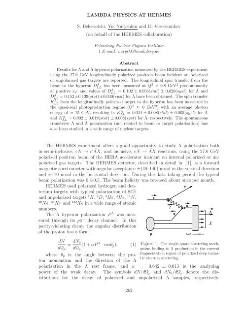 References - Bogoliubov Laboratory of Theoretical Physics - JINR