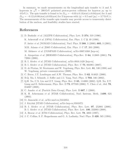 References - Bogoliubov Laboratory of Theoretical Physics - JINR