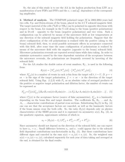 References - Bogoliubov Laboratory of Theoretical Physics - JINR