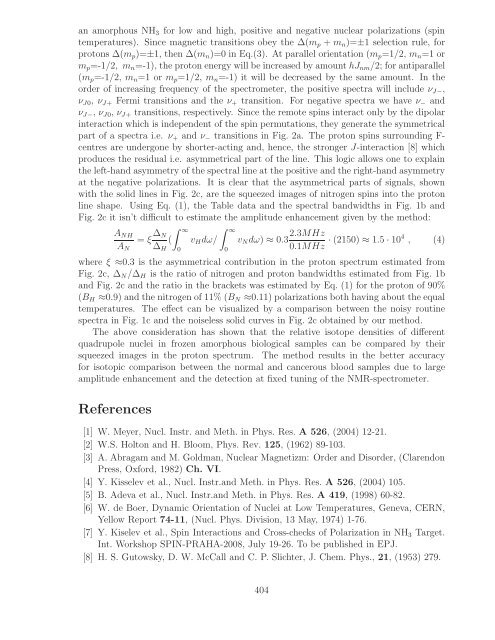 References - Bogoliubov Laboratory of Theoretical Physics - JINR