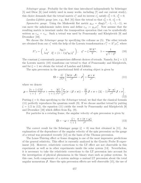 References - Bogoliubov Laboratory of Theoretical Physics - JINR