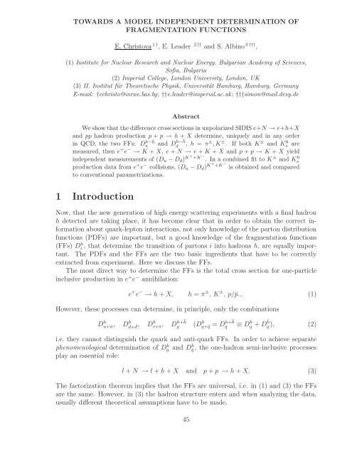 References - Bogoliubov Laboratory of Theoretical Physics - JINR