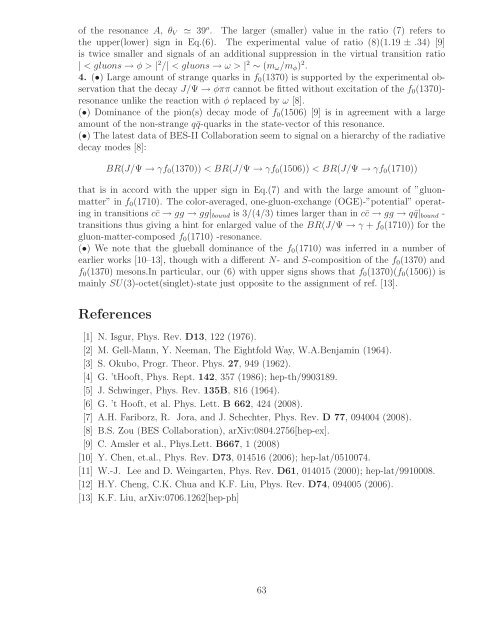 References - Bogoliubov Laboratory of Theoretical Physics - JINR