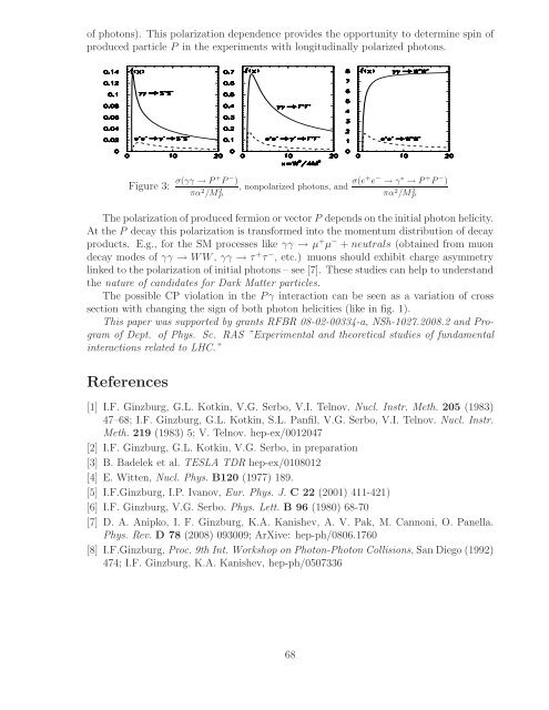 References - Bogoliubov Laboratory of Theoretical Physics - JINR