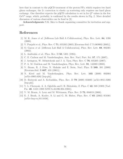 References - Bogoliubov Laboratory of Theoretical Physics - JINR