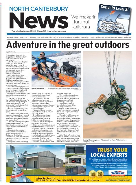 North Canterbury News: September 16, 2021