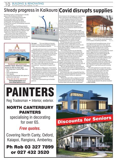 North Canterbury News: September 16, 2021