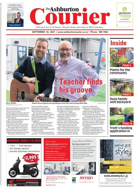 Ashburton Courier: September 16, 2021