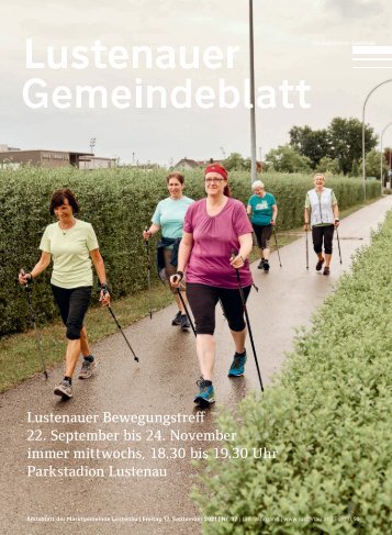Lustenauer Gemeindeblatt Nr. 37 | Freitag 16. September 2021