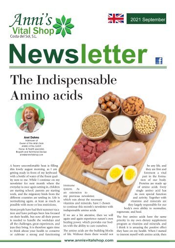 The Indispensable  Amino acids